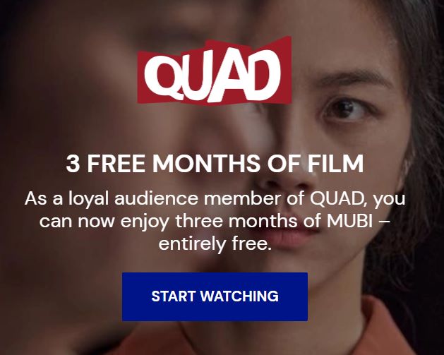 4 months of Free Mubi cinema at home – be quick!